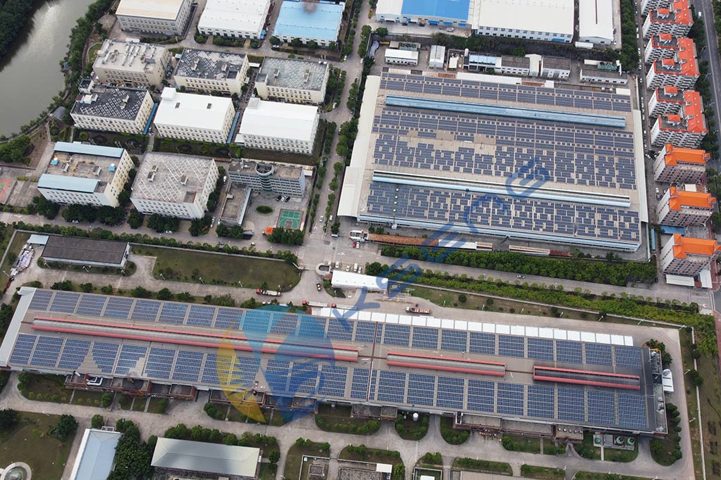 5MW 屋上太陽光発電取り付けブラケット