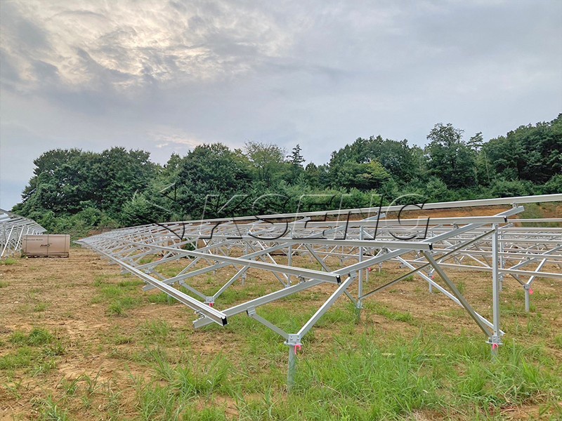 1023.5KW - 栃木県野立て架台案件
