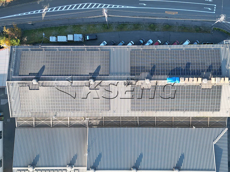 229.6KW - 広島県折半屋根架台案件