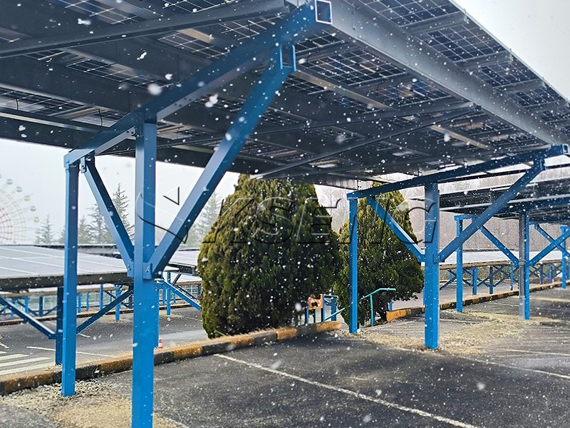 476.3KW - 栃木県ソーラーカーポート架台案件