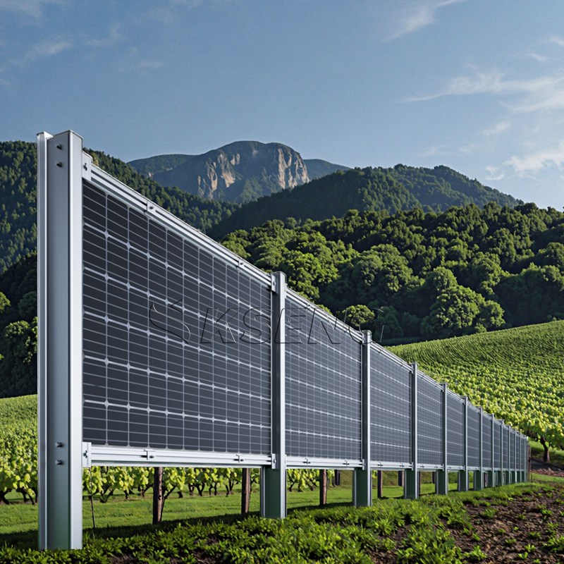 垂直式型野立て太陽光架台
