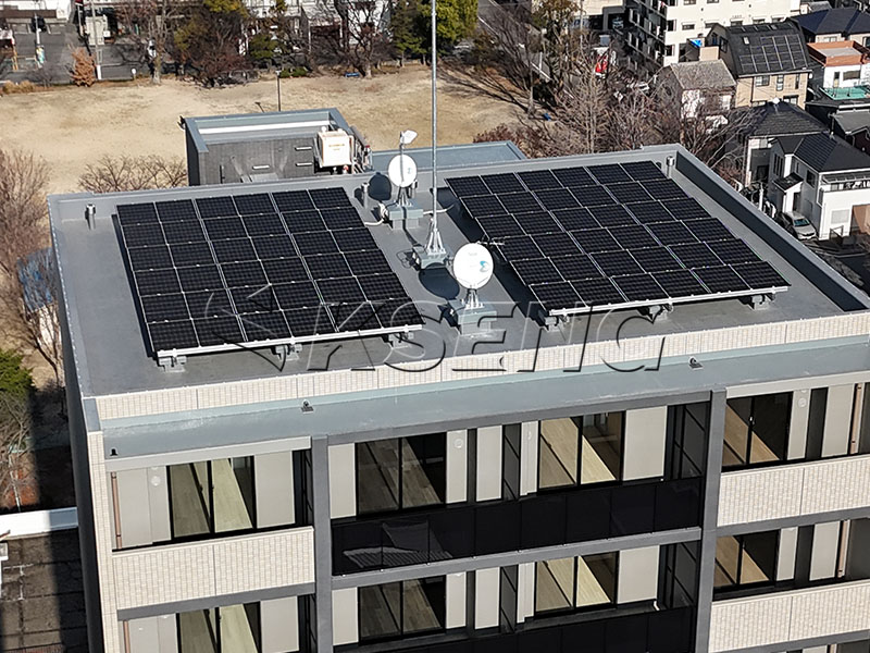 広島県陸屋根架台案件